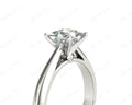 Princess Cut Four Claw Set Diamond Ring - Platinum - DG & Co. Jewellery