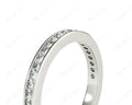 Diamond Wedding Band with Channel Setting Stones in Platinum - DG & Co. Jewellery
