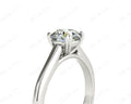 Round Cut Diamond Engagement Claw Set Solitaire Ring - Platinum - DG & Co. Jewellery