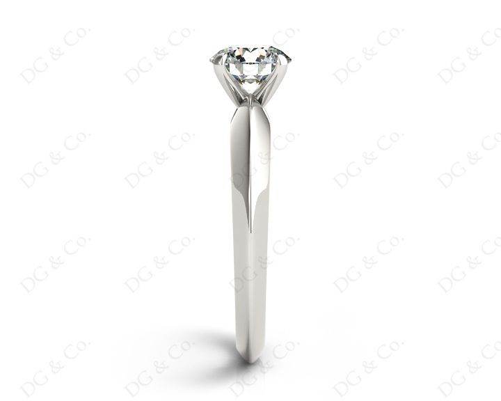 Round Cut Classic Four Claws Diamond Solitaire Ring - Platinum - DG & Co. Jewellery