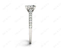 Princess Cut Diamond Engagement Ring with Claw set centre stone - Platinum - DG & Co. Jewellery