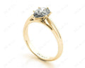 Pear Cut Solitaire Diamond Engagement Ring in six claw setting - 18K Yellow - DG & Co. Jewellery