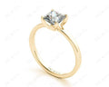 Princess Cut Classic Diamond Engagement Ring Four Caw Setting - 18K Yellow - DG & Co. Jewellery