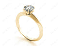 Round Cut Classic Six Claw Diamond Engagement Solitaire Ring - 18K Yellow - DG & Co. Jewellery