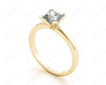 Princess Cut Diamond Engagement Ring with Claw set centre stone in 18K Yellow - DG & Co. Jewellery