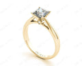 Princess Cut Four Claw Set Diamond Ring - 18K Yellow - DG & Co. Jewellery