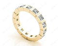 Princess Cut Bezel Set Diamond Eternity Wedding Ring - 18K Yellow - DG & Co. Jewellery