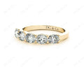 Diamond Wedding Band with Pave Setting Stones - 18K Yellow - DG & Co. Jewellery