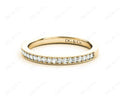 Diamond Wedding Band with Milgrain Setting Stones - 18K Yellow - DG & Co. Jewellery