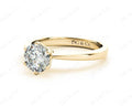 DG & Co. Signature Diamond Engagement Ring With a Six Claw Setting - 18K Yellow - DG & Co. Jewellery