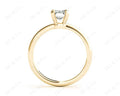 Emerald Cut Classic Four Claws Diamond Solitaire Ring - 18K Yellow - DG & Co. Jewellery