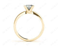 Princess Cut Diamond Engagement Ring with Claw set centre stone in 18K Yellow - DG & Co. Jewellery