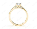 Round Brilliant Cut Solitaire Four Claws Diamond Ring in 18K Yellow - DG & Co. Jewellery