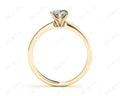 Pear Cut Diamond Engagement ring with six claws centre stone in 18K Yellow - DG & Co. Jewellery