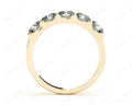Diamond Wedding Band with Pave Setting Stones - 18K Yellow - DG & Co. Jewellery