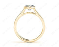 Round Cut Bezel Diamond Ring with Channel Set Side Stones - 18K Yellow - DG & Co. Jewellery