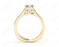 Round Cut Solitaire Diamond Engagement Ring with Four Prong set centre stone - 18K Yellow - DG & Co. Jewellery