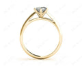 Pear Cut Solitaire Diamond Engagement Ring in six claw setting - 18K Yellow - DG & Co. Jewellery