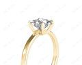 Princess Cut Classic Diamond Engagement Ring Four Caw Setting - 18K Yellow - DG & Co. Jewellery