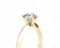 Round Cut Classic Six Claw Diamond Engagement Solitaire Ring - 18K Yellow - DG & Co. Jewellery