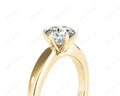Round Cut Classic Six Claws Diamond Solitaire Ring - 18K Yellow - DG & Co. Jewellery