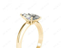 Marquise Cut Classic Six Claw Diamond Engagement Solitaire Ring - 18K Yellow - DG & Co. Jewellery
