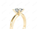 Princess Cut Diamond Engagement Ring with Claw set centre stone in 18K Yellow - DG & Co. Jewellery