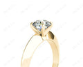 Round Cut Classic Four Claws Diamond Solitaire Ring - 18K Yellow - DG & Co. Jewellery