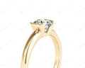 Round Cut Bezel Set Diamond Ring on a Plain Band. in 18K Yellow - DG & Co. Jewellery