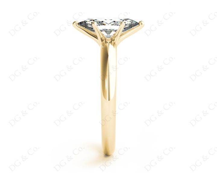 Marquise Cut Classic Six Claw Diamond Engagement Solitaire Ring - 18K Yellow - DG & Co. Jewellery