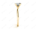 Princess Cut Diamond Engagement Ring with Claw set centre stone in 18K Yellow - DG & Co. Jewellery