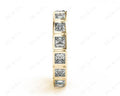 Princess Cut Bezel Set Diamond Eternity Wedding Ring - 18K Yellow - DG & Co. Jewellery