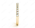 Diamond Wedding Band with Pave Setting Stones - 18K Yellow - DG & Co. Jewellery