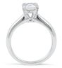 1 Carat Solitaire Diamond Engagement Ring Round Brilliant Cut In 18K White Gold 