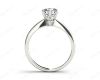 DG & Co. Signature Diamond Engagement Ring With a Six Claw Setting in 18K White