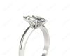 Marquise Cut Classic Six Claw Diamond Engagement Solitaire Ring in 18K White