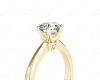 DG & Co. Signature Diamond Engagement Ring With a Six Claw Setting in 18K Yellow