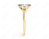 Marquise cut diamond classic engagement ring in six claw setting in 18K Yellow