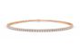 2.00CT Lab Grown Diamond Tennis Bracelet in 18K Rose Gold 4 Claw Setting 