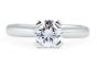 1 Carat Solitaire Diamond Engagement Ring Round Brilliant Cut In 18K White Gold 