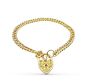 9K Yellow Gold Locket Bracelet 