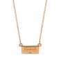 DG & Co Signature Black Diamond Pendant Pave Setting In 18K Rose Gold 