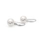 18K White Gold Diamond South Sea Pearl Earrings