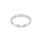 Stylish Wedding Band Set in 18K White Gold 