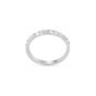 Stylish Wedding Band Set in 18K White Gold 