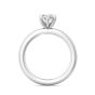 Marquise Cut Solitaire 6 claw setting Diamond Engagement Ring In a Plain Band -Platinum