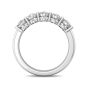 2.00CT Oval Cut 5 Stones Platinum Eternity Diamond Ring Share Prong Setting -Platinum