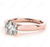 rose gold diamond rings 